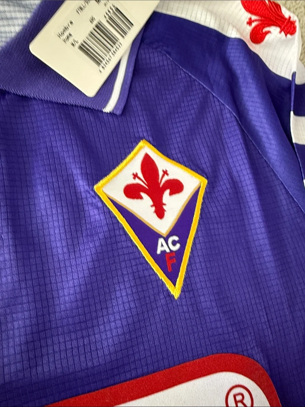RARE AFC Fiorentina 🇮🇹 #8 Dunga 1998-99 Serie A FILA Long Sleeve Jersey - Picture 4 of 9